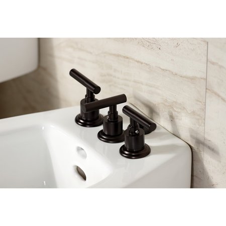 Kingston Brass ThreeHandle Bidet Faucet, Oil Rubbed Bronze KB6325CML